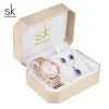 Watch Necklace Earrings Ladies Gift Pack Set